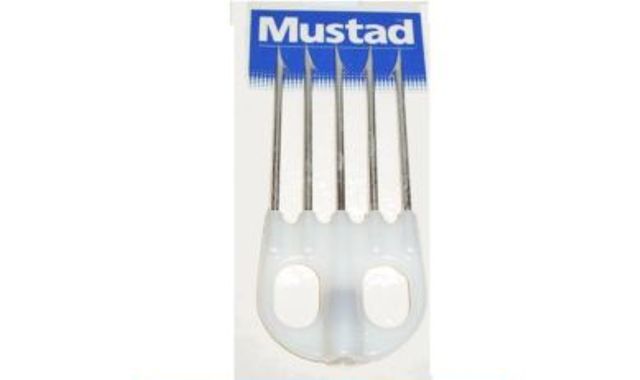 Mustad Fiocina a 5 Punte Bianca